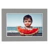 12x16 Mat for 11x14 Photo - Precut Mid Grey Picture