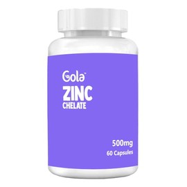 Gola Zinc Chelate - 500mg 60 Capsules
