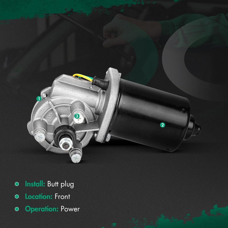 Front Windshield Wiper Motor Compatible for 1989-1993 for Chrysler for