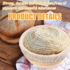 Round Bread Proofing Baskets Fabric Liner French Style Sourdough Bread