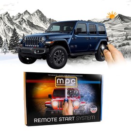 MPC Remote Starter Kit Compatible with Jeep Wrangler & Gladiator 2018-2025 || Plug and Play || Push Lock 3X to Start || All Trims || USA Tech Support