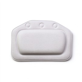 Soft Bath Pillow for Bathtub – Comfortable Neck and Head Cushion for Home Spa Relaxation( white )