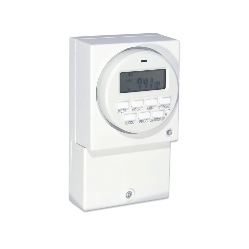 Lowenergie 7-Day Digital Programmable Wall Timer Switch, 16A 3000 watts,