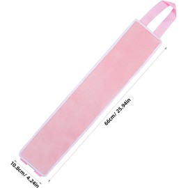 Beaupretty Aplicador de Loción Espalda de Bandan Flocada Rosa Tamaño Medio para Bronceado Corporal sin Manchas Uso Personal