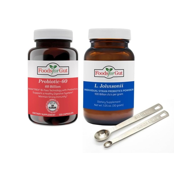 Lactobacillus Johnsonii 100 Billion Cfu's + 4 Strain Probiotic Capsules