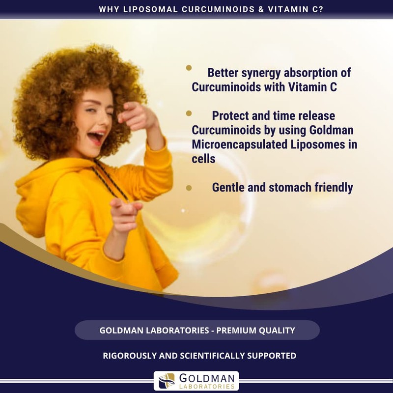 Liposomal Curcuminoids Trust from Goldman Labs– 30 Vegetable Capsules with