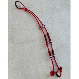 NELIDAS SOUTHERN IMPORTS CHARRO SADDLE HORSE REINS. RIENDAS CHARRAS PARA CABALLO, CHARRERIA, Horse Tack - RED-01