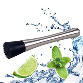 VKI® Bar Muddler Stainless Steel Cocktail Muddler Mojito Muddler