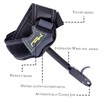Moyujian Composite Bow Release, Adjustable Wristband 360 ° Rotating Trigger