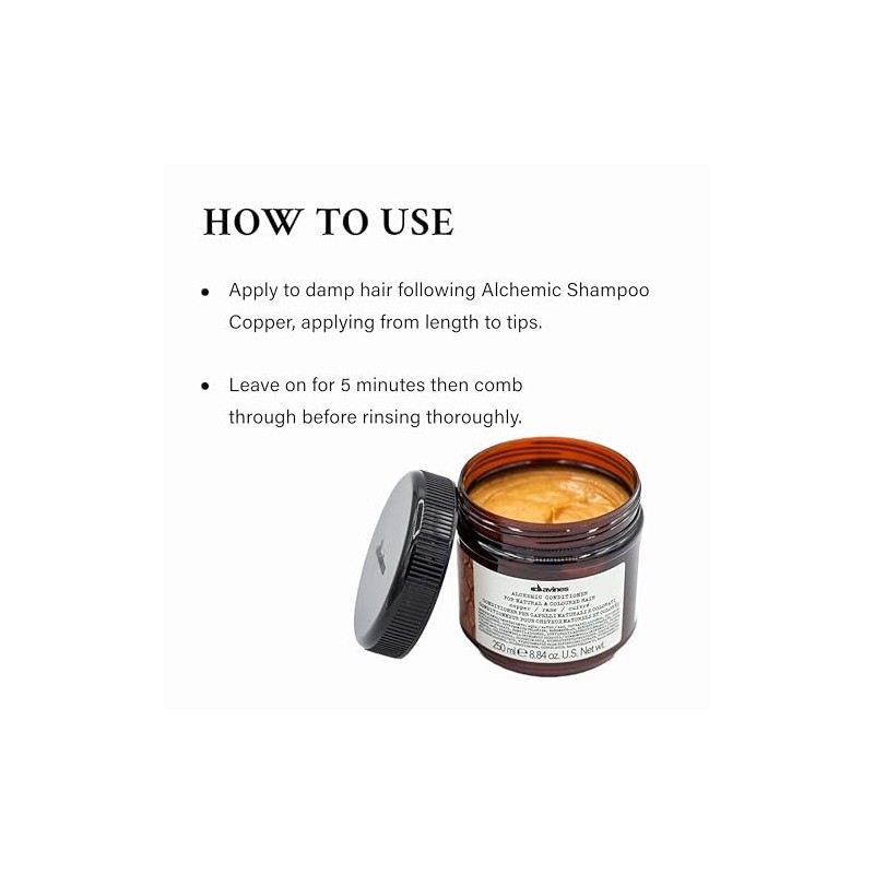 Davines Alchemic Conditioner, Copper, 8.84 fl. oz.