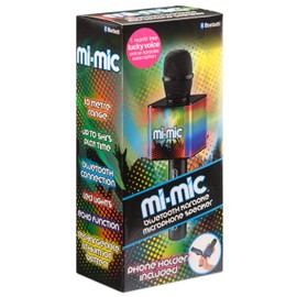 Mi-Mic TY6086 Kids Karaoke Microphone with Phone Holder and Voice Changer, Multi