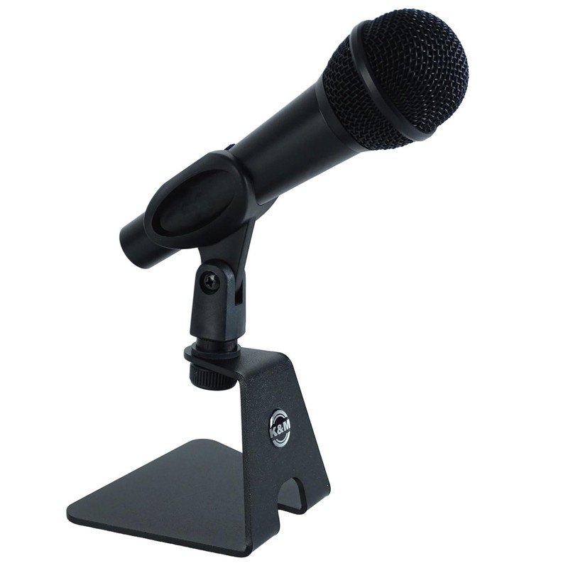 K-M 23240 Table Tripod for Microphone with Keepdrum BAJ Ball