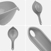 KADAX Kitchen Strainer 32.5 x 14.5 cm, Plastic Strainer with