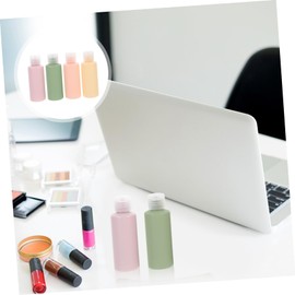 Housoutil 12pcs Portable Travel Bottles Leak Toiletries Containers for Travel Compact Refillable Lotion Bottles Pe Material for and Storage