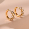 Toplstud 925 Sterling Silver Earrings Gold Hoop Earrings, Hypoallergenic Small