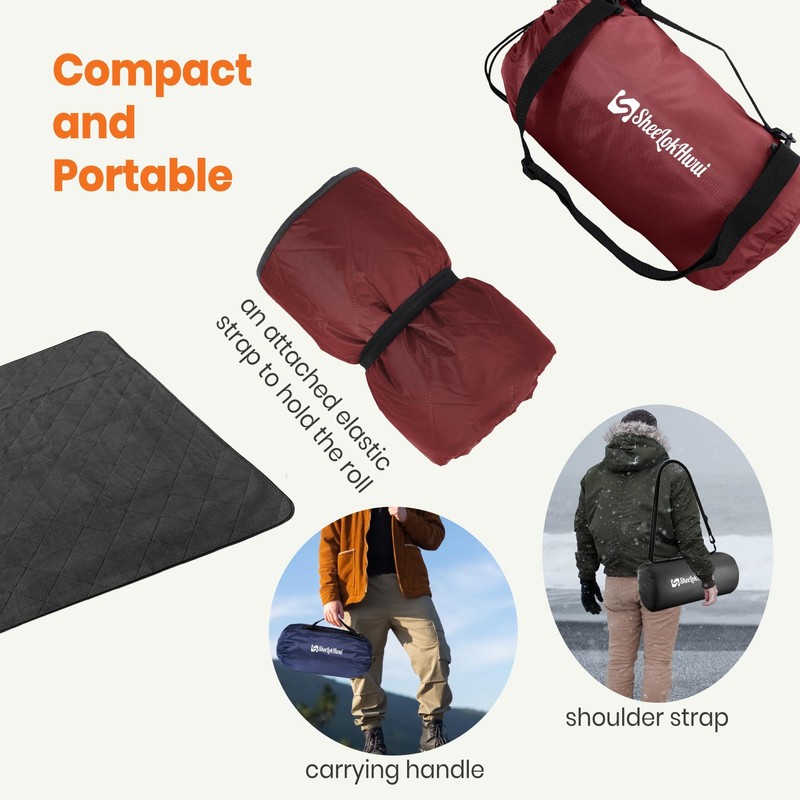 4-in-1 Large Outdoor Blanket - Waterproof & Windproof Thickened Warm