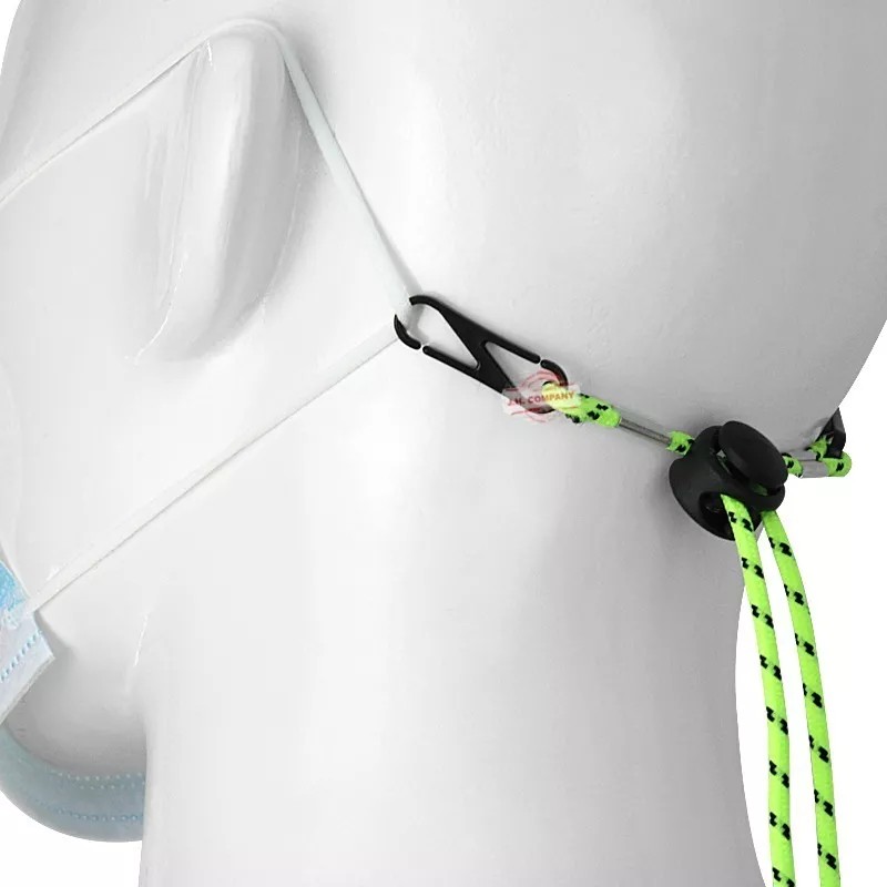 J.H. Company Sujetador Cordon Para Cubrebocas Ajustable Mayoreo Set 8