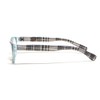 Calabria Emily Cateye Reading Glasses +1.00 Blue Black Plaid Women