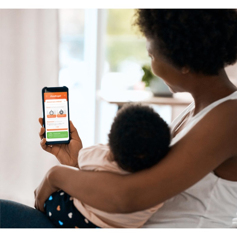 FireAngel Smart Gateway Hub for Connected Wireless Carbon Monoxide, Heat,