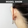 6 Styles Silicone Earring Backs for Studs, 600 Pieces Clear