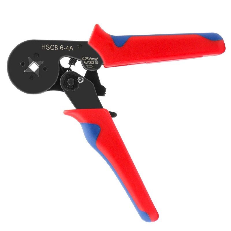Heschen Crimper Plier, HSC8 6-4A, Mini Self-adjustable Crimping Tools, Use