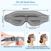 Sleep Mask Men Women Comfortable Side Sleepers 3D 100% Dark