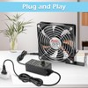 Wathai 120mm x 25mm Small Box Muffin Fan Dual Ball