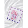 Pink Veil Handmade Nail Tips - Ballerina / 핑크 베일