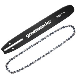 Greenworks 16" Replacement Bar and Chain Combo