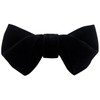 Bowties.jp bd525 Black Velour Deformable Bow Tie Bowtie Easy Fit