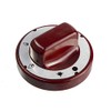 LC Tandoor Knob Red Shahi Shaan Tandoori 70mm Round Black