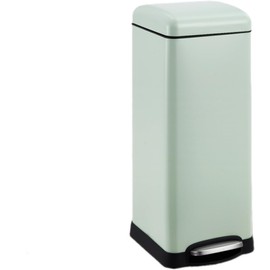 DYTesa 30 Liter/8 Gallon Kitchen Trash Can, Fingerprint-Proof Stainless Steel Garbage Can with Soft Close Lid, Foot Pedal, Removable Inner Bucket for Home, Office, Bedroom, Bathroom, Green