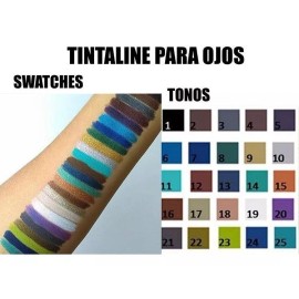 Bissú 2 Piezas Bissu Tintaline Ojos - Varios Tonos Disponibles