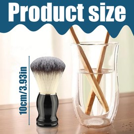 NHQZ Men's Shaving Brush, Mühle Shaving Brush, Badger Hair, Face Beard, Hair Cleaning, Shaving Tool, Shaving Brush, Soap Foaming Shaving Brush