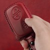 Tukellen for Lexus Key Fob Cover Leather with Keychain Compatible