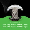 SinkShroom Ultra Revolutionary Bathroom Sink Drain Protector, Stainless Steel with