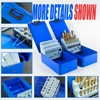 RURITKIT Tap and Drill Index/Case, Tap Drill Bit Index Box,
