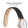 WOCCI 18mm Grace Watch Band for Ladies, Top Grain Leather,