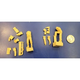 Verlinden Productions WARRIORS 1/35 WWII Greyhound Crew Tanker 2pc RESIN Model Figures Diorama 35221