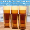 Restaurant Grade, BPA-Free 12oz Amber Plastic Cups 24pk. Super Durable,