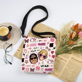 MYSOMY Music Lover Crossbody Bag Korean Drinking Game Gift Pink Punk Inspired Shoulder Bag K-pop Music Lover Gift (YEAN CB)