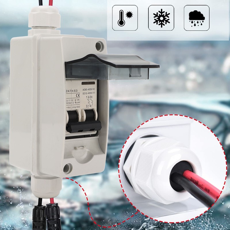 63A PV Circuit Breaker Solar Miniature Circuit Breaker with IP65