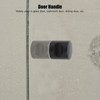 Bathroom Door Knob, Modern Aluminum Alloy Glass Door Handle, Single