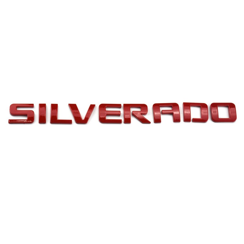 Aimoll 1pc Replacement for Silverado Nameplate Letter Emblem,Badge 3D Emblem
