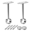 uxcell Ceiling-Mount Bracket, Wardrobe Pipe Bracket, 32mm Dia, Shower Curtain