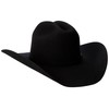 Justin Men's 3X Rodeo Hat, Black,7 3/8