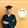 2-Pack Graduation Cap Headbands - Adjustable and Comfortable Headband Inserts