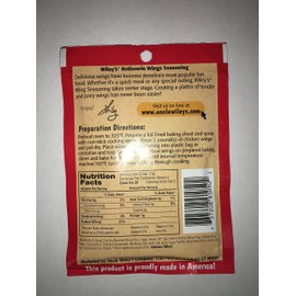 Wiley's Wing Rotisserie Wings Seasoning Cholesterol Free - Single 1oz