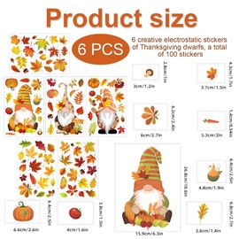 93 PCS Autumn Stickers,Autumn Decorations,Autumn Window Stickers,Window Decorations,Fall Decorations,Fall Decorations for Home,Home Decoration,Autumn Stickers,Autumn Room Decor