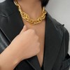 Roe Dolph Gold Chunky Necklace for Women Punk Cuban Link